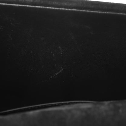 Saint Laurent Suede Sulpice Monogram Medium Shoulder Bag Black 10 of 11
