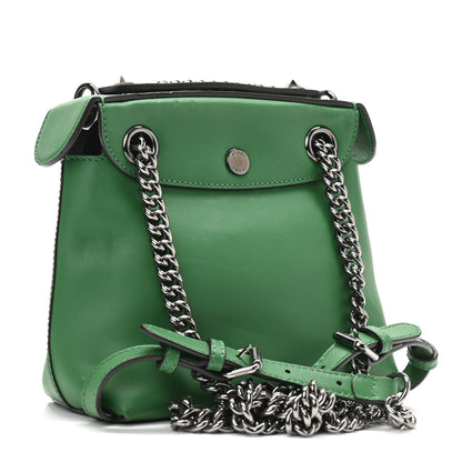 Fendi Vitello Century Opaco Mini Back to School Backpack Green 3 of 11