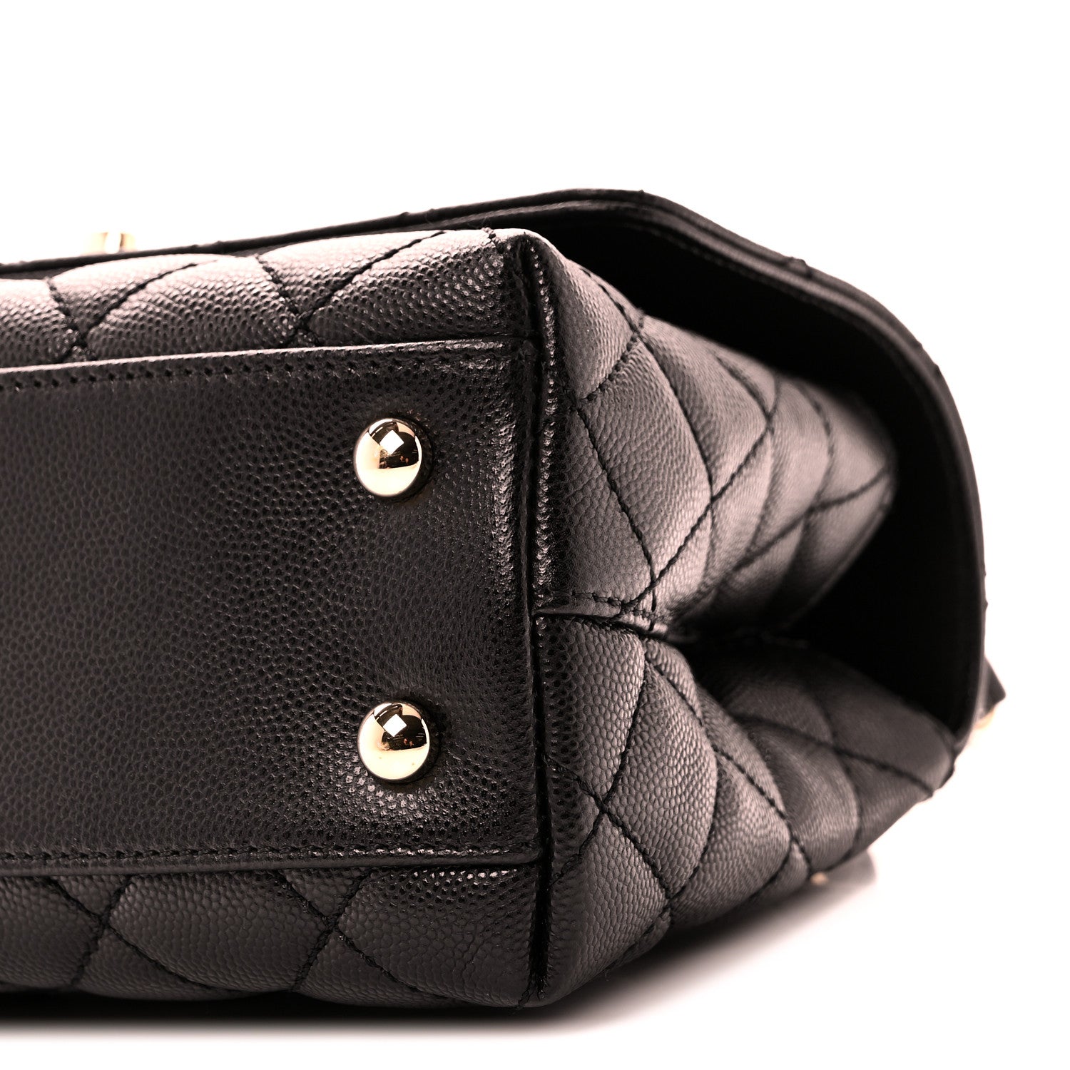 Chanel Caviar Quilted Mini Coco Handle Flap Black 10 of 11