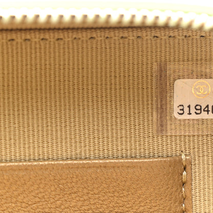 Chanel Lambskin Quilted CC Pearl Crush Camera Case Light Green 7 of 10