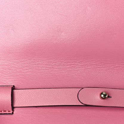Valentino Garavani Nappa Rockstud Spike Wallet on Chain Candy Rose 9 of 9