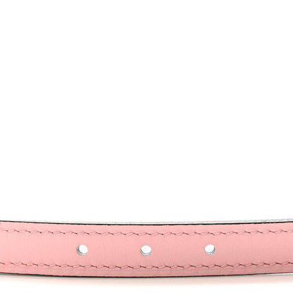 Hermes Epsom Swift 13mm Focus Belt 90 36 Rose Sakura Gris Misty 3 of 6