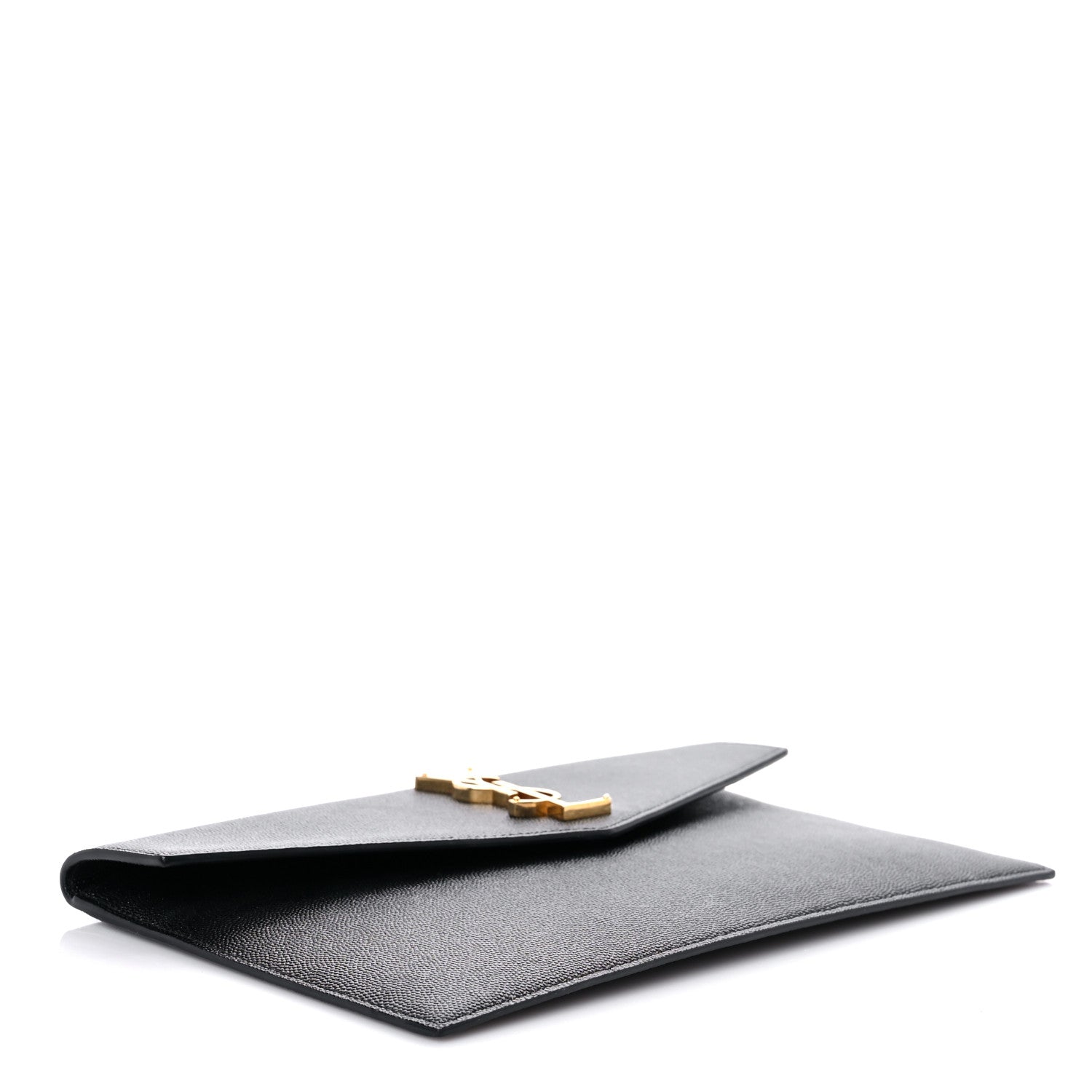Saint Laurent Grain De Poudre Uptown Pouch Black 4 of 11