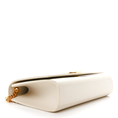 Saint Laurent Grain De Poudre Medium Classic Monogram Kate Satchel Crema Soft 4 of 10