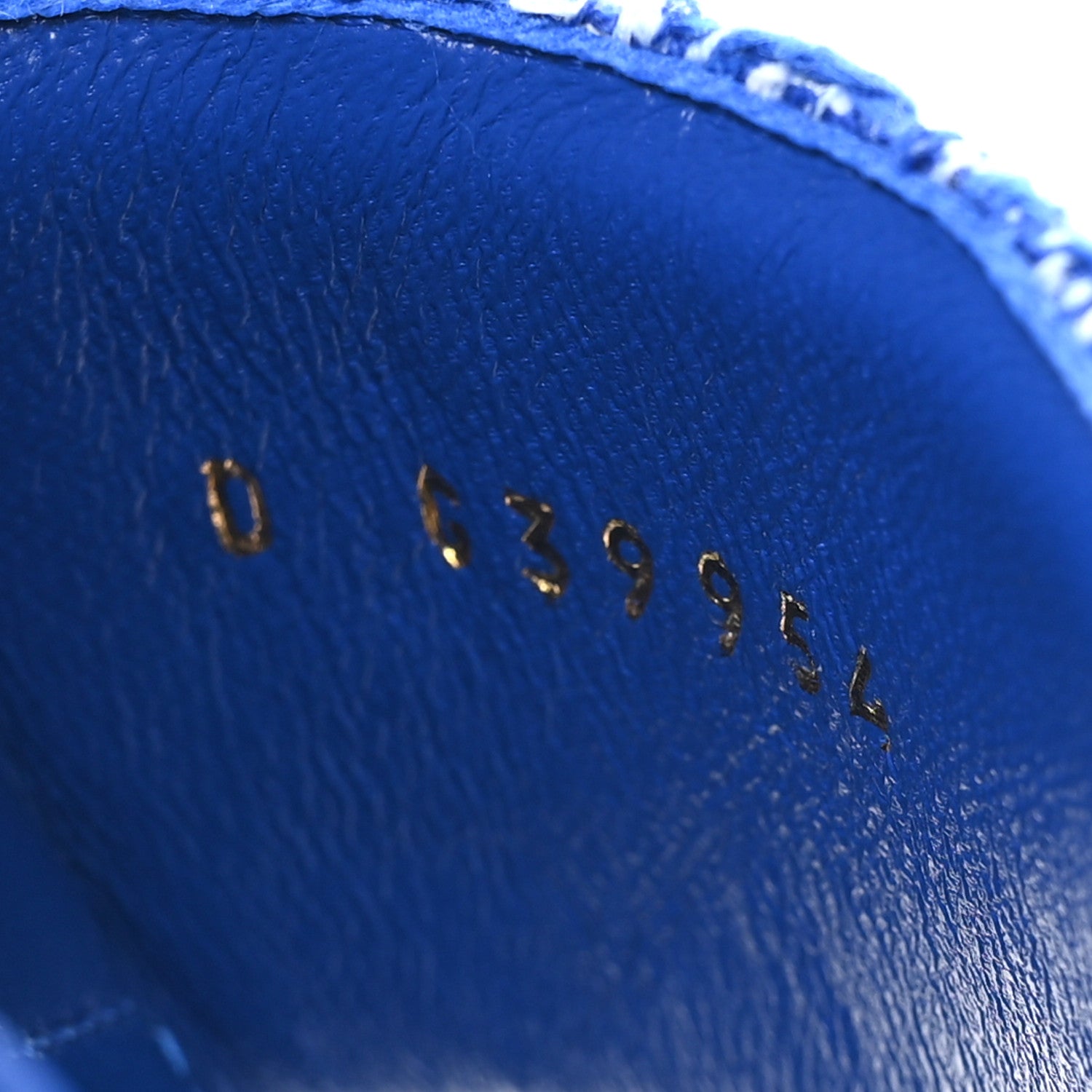 Chanel Cotton Tweed Chain CC Mule Sandals 38.5 Blue White 7 of 10
