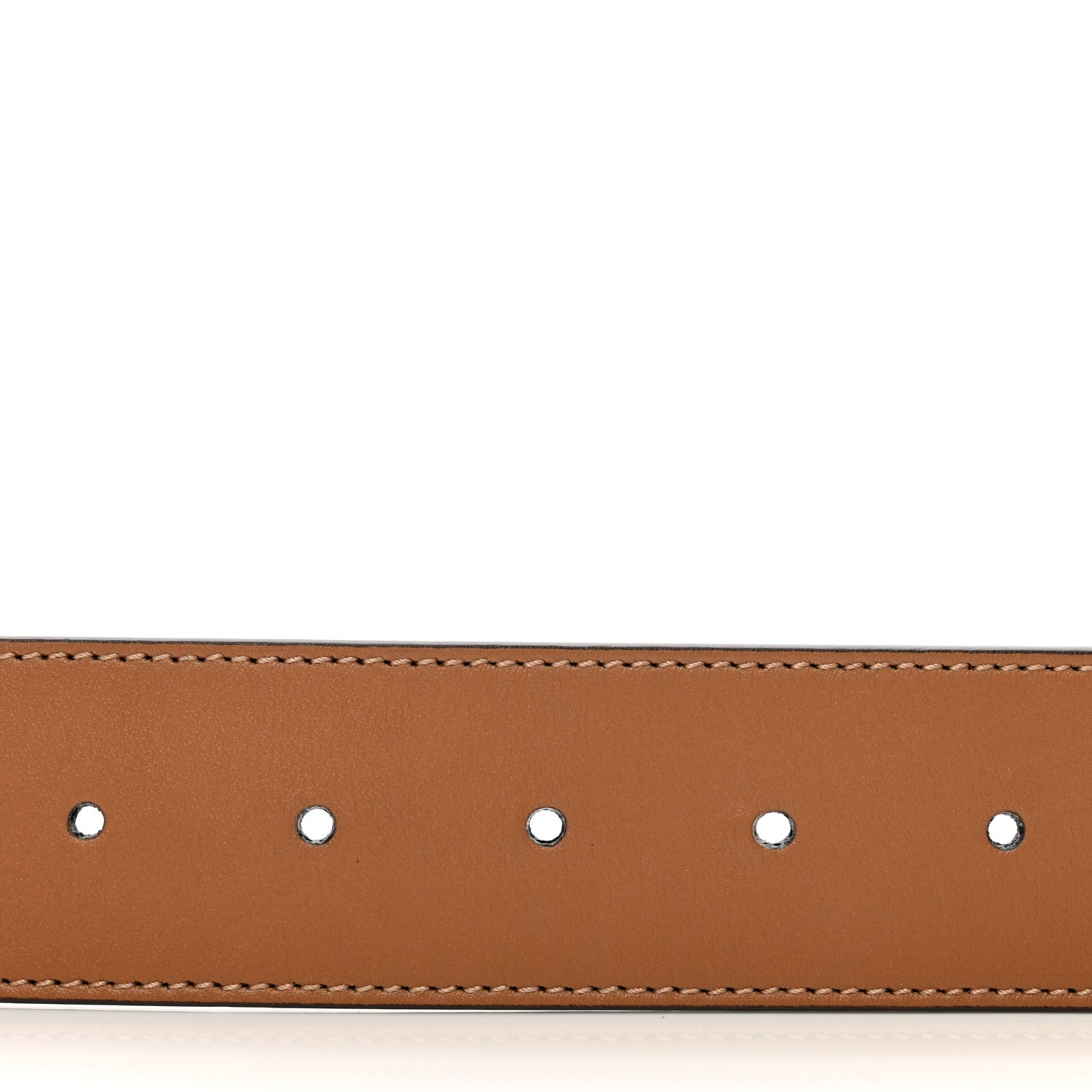 Gucci Calfskin Double G 40mm Belt 85 34 Tan 5 of 6