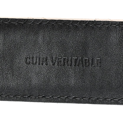 Chanel Caviar Quilted CC Chain Belt 80 32 White 4 of 5