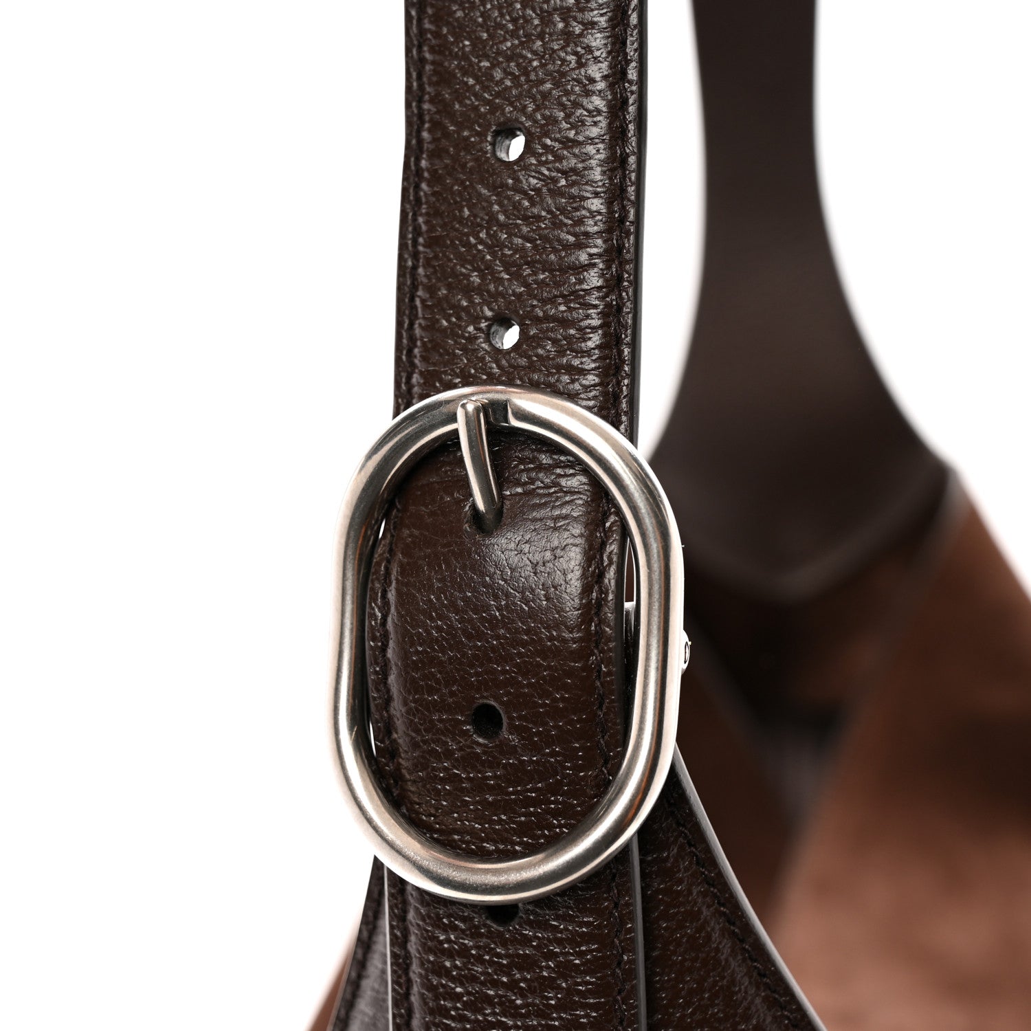 Gucci Suede Textured Dollar Calfskin Web Medium Jackie 1961 Crossbody Bag Brown 12 of 14