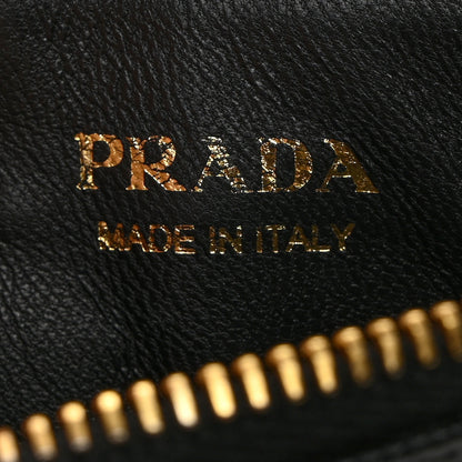 Prada Saffiano Metal Wallet Black 6 of 7