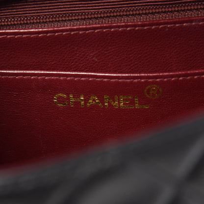 Chanel Lambskin Quilted XL Jumbo Single Flap Black 6 of 10