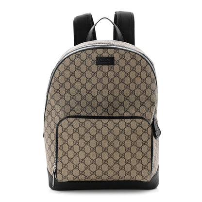 Gucci GG Supreme Monogram Medium Backpack Black 1 of 23