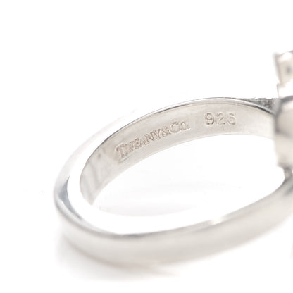 Tiffany Sterling Silver Paloma Picasso Loving Heart Ring 48 4.5 4 of 5