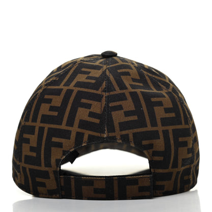 Fendi Canvas FF Reloaded Baseball Hat Tobacco Yellow 3 of 4