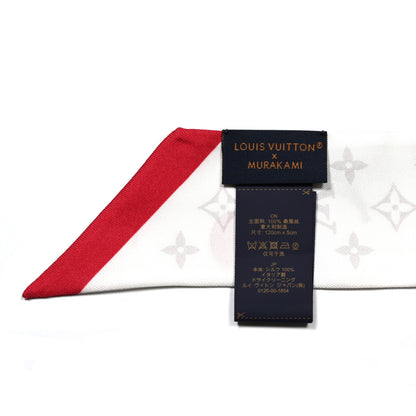 Louis Vuitton LV X TM Silk Monogram Cerise Bandeau White 3 of 4