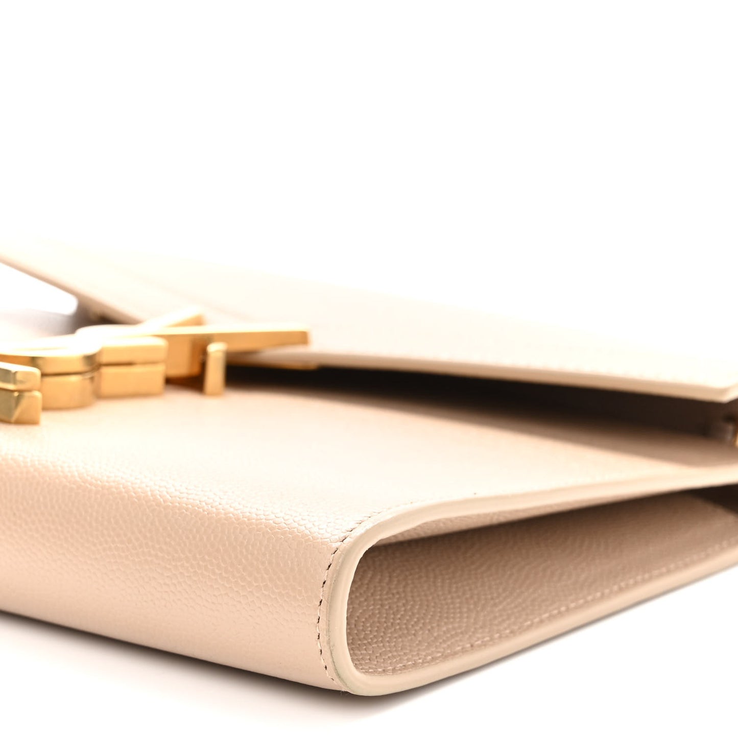 Grain De Poudre Monogram Cassandra Clasp Bag Beige