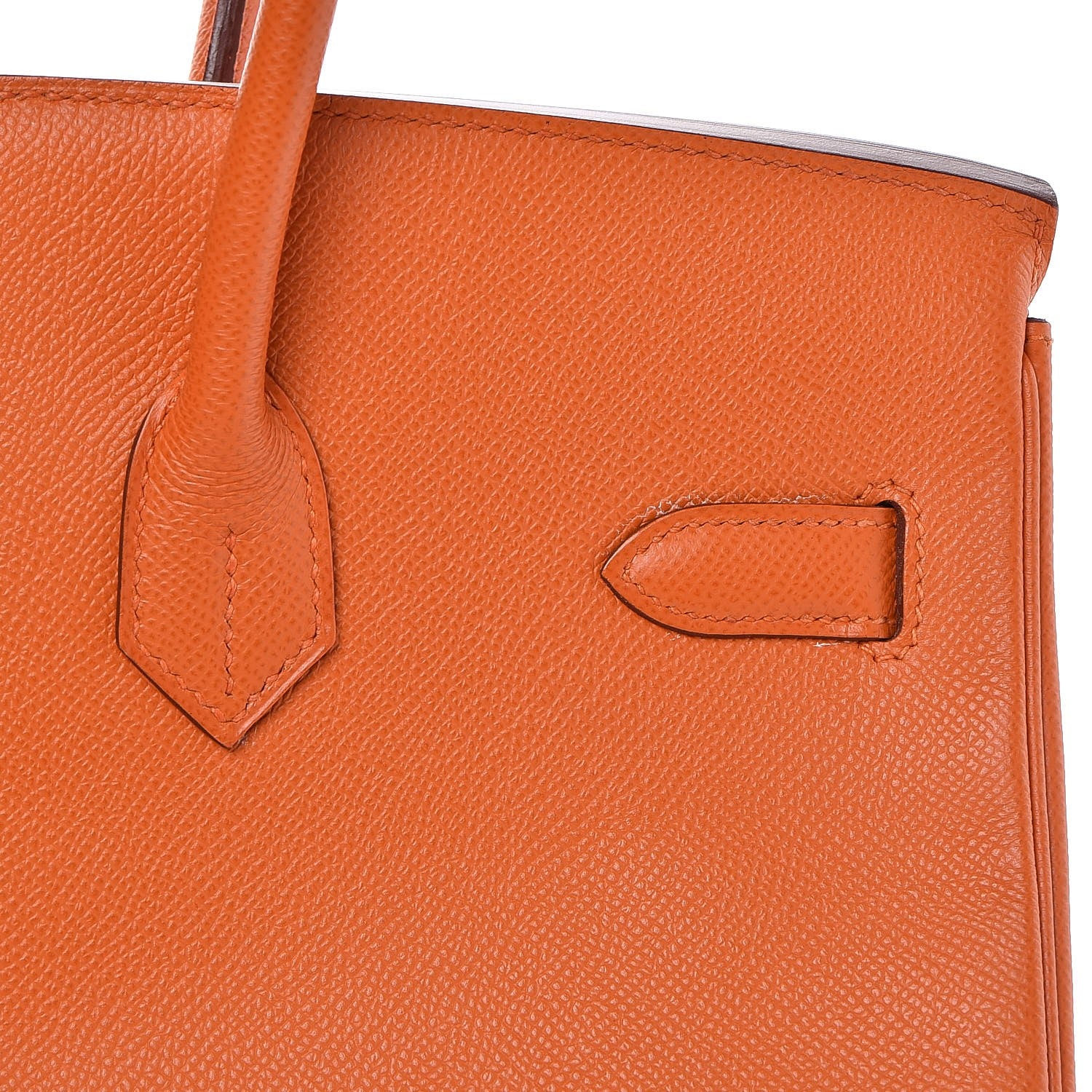 Hermes Epsom Birkin 35 Orange 12 of 36