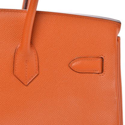 Hermes Epsom Birkin 35 Orange 12 of 36