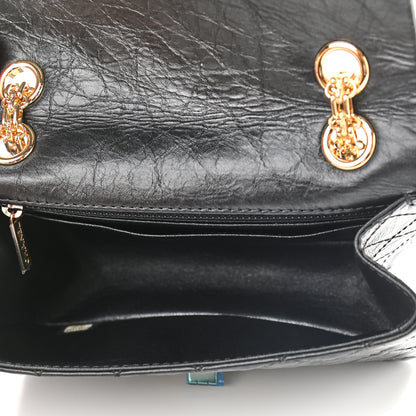 Chanel Aged Calfskin Quilted 2.55 Reissue Mini Flap Black 2 of 9