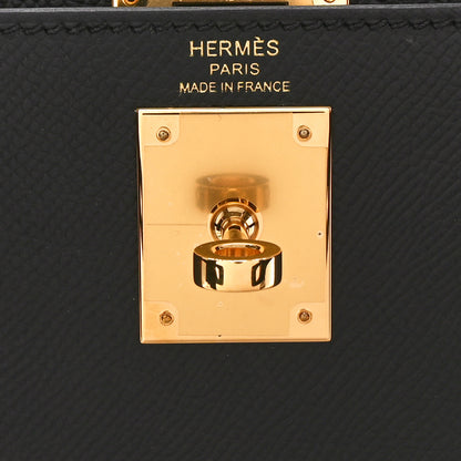 Hermes Epsom Kelly Sellier 28 Black 7 of 11