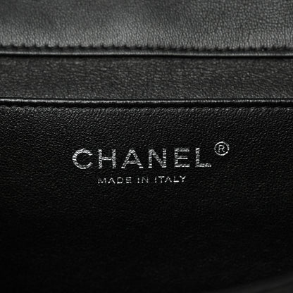 Chanel Patent Quilted Clutch with Chain Flap Black 6 of 10