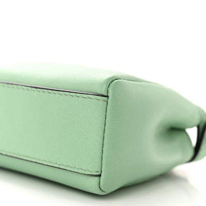 Fendi Shiny Nappa Micro Peekaboo Iconic Satchel Verde Acqua 11 of 11