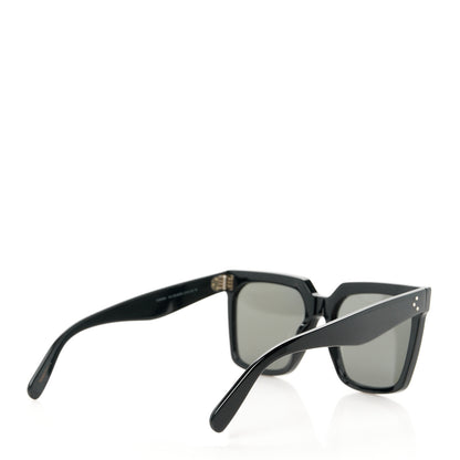 Celine Acetate Polarized Oversized Sunglasses CL4055IN Black 4 of 9