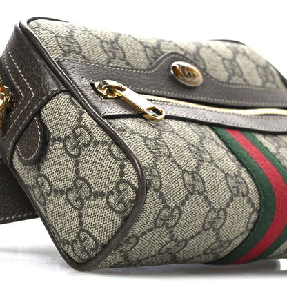 Gucci GG Supreme Monogram Web Small Ophidia Belt Bag 85 34 Dark Brown 9 of 10