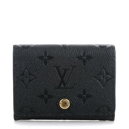 Louis Vuitton Empreinte Business Card Holder Black 1 of 7