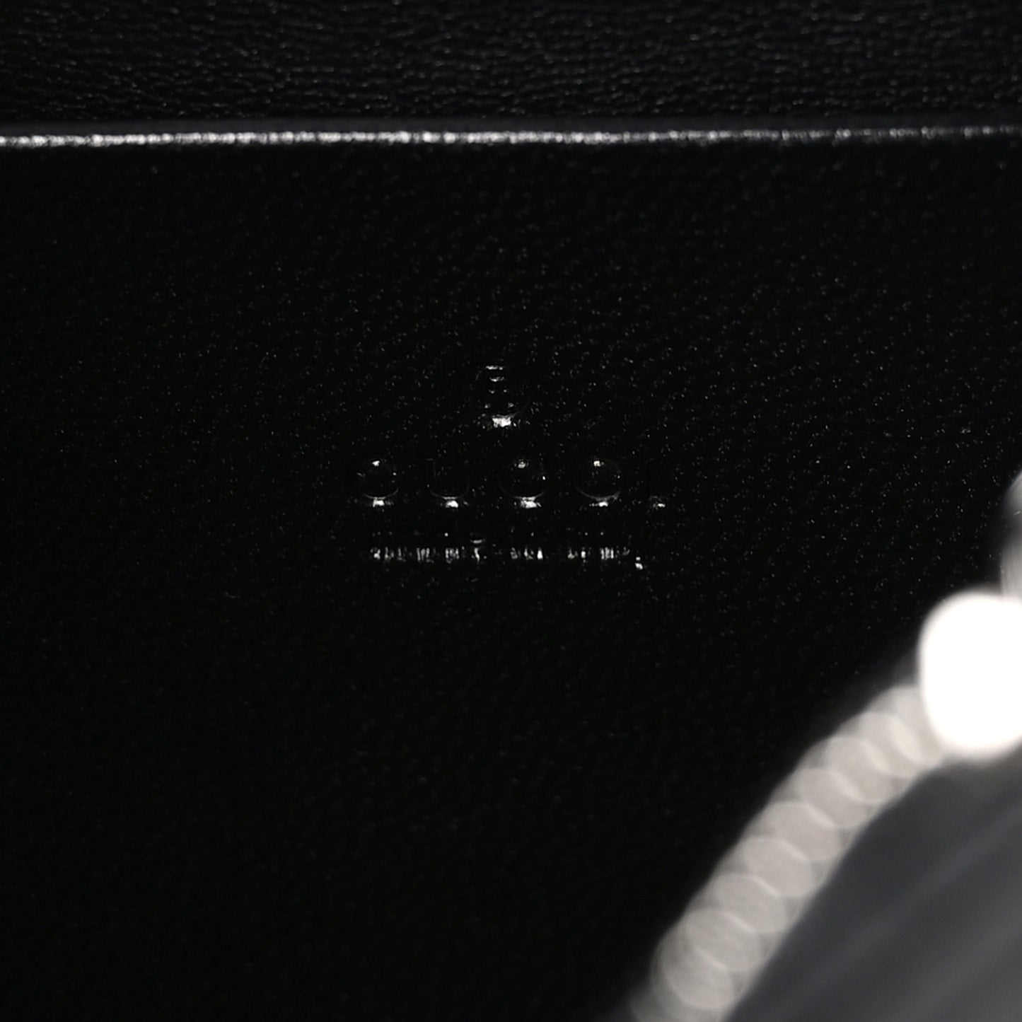 Nappa Matelasse Monochrome GG Marmont Wallet On Chain Black