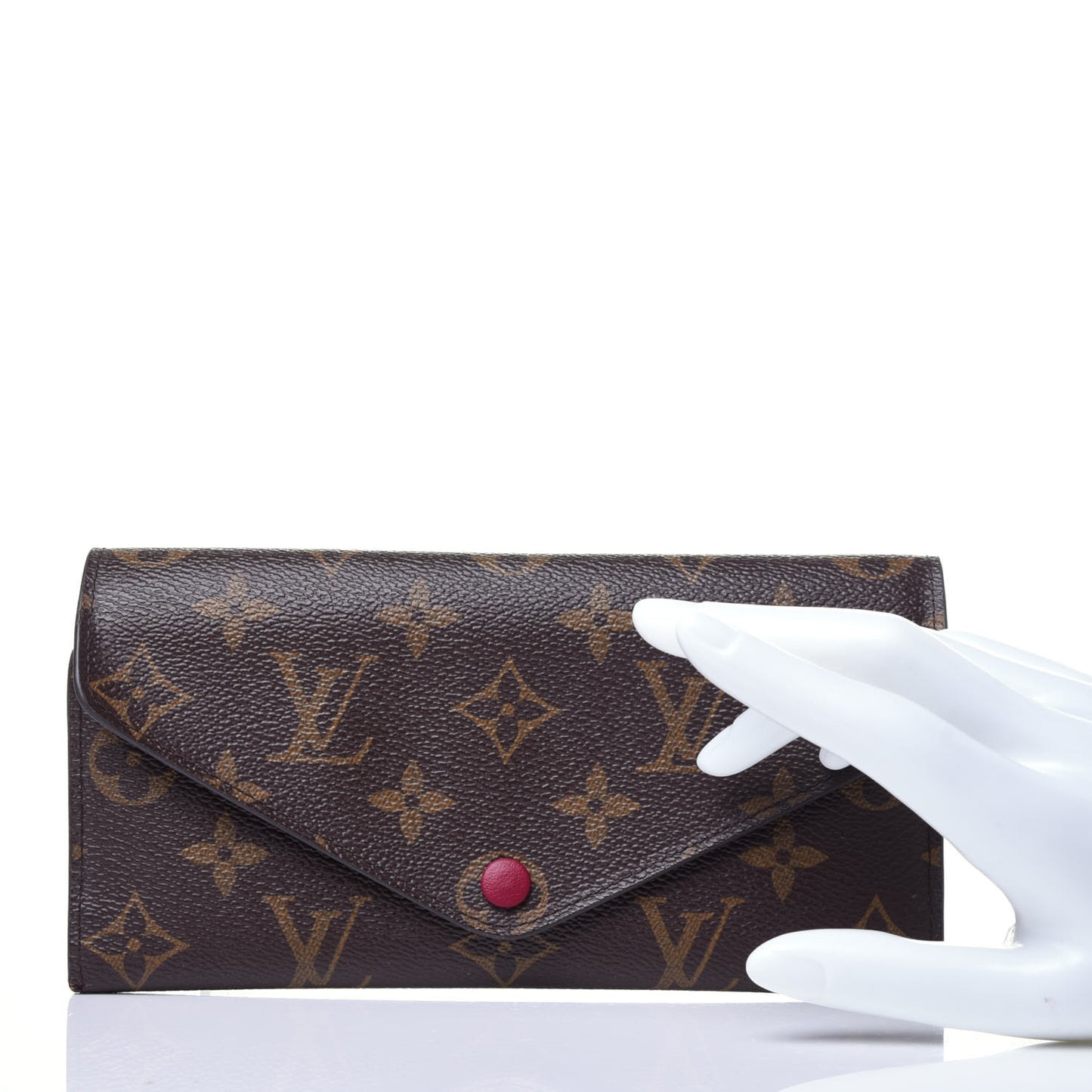Monogram Josephine Wallet Fuchsia