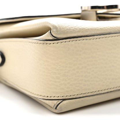 Gucci Dollar Calfskin Interlocking G Crossbody Bag Mystic White 9 of 11