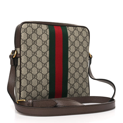 Gucci GG Supreme Monogram Web Small Ophidia Messenger Bag Brown 3 of 10