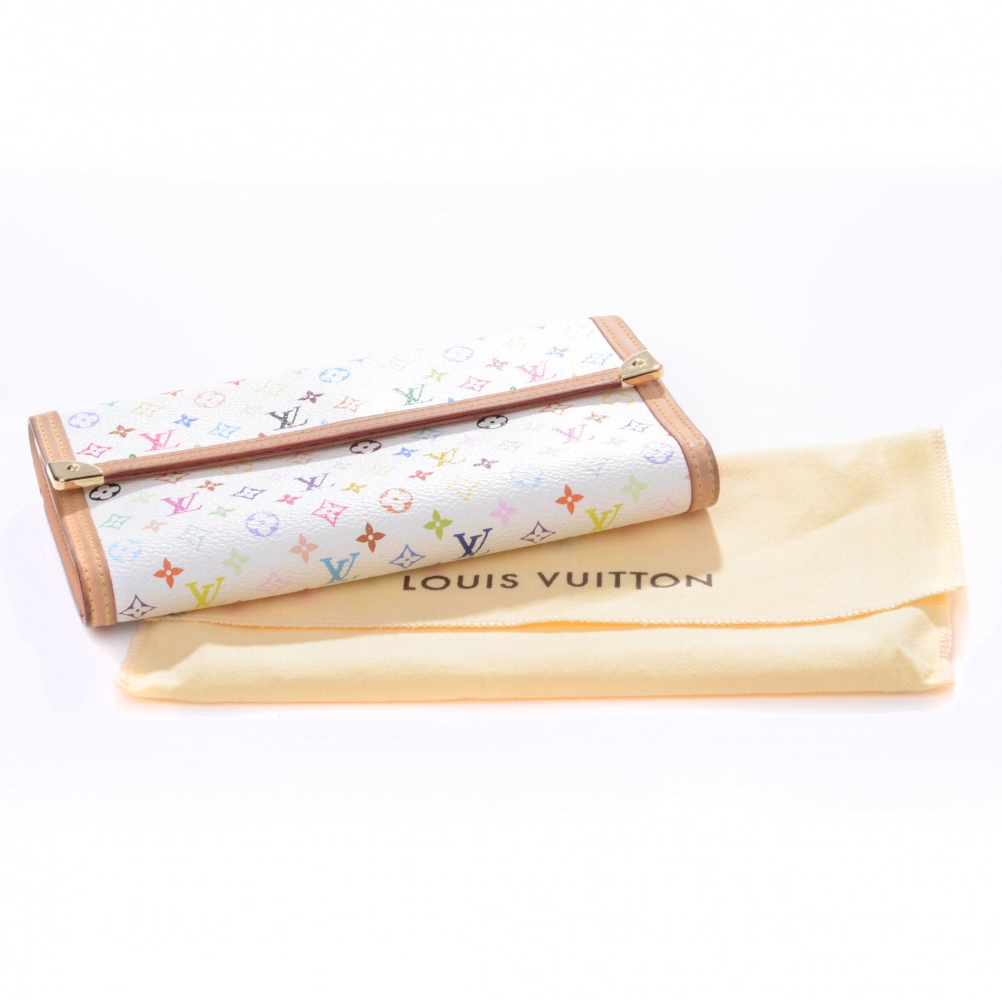 Monogram Multicolor Porte Tresor International Wallet White