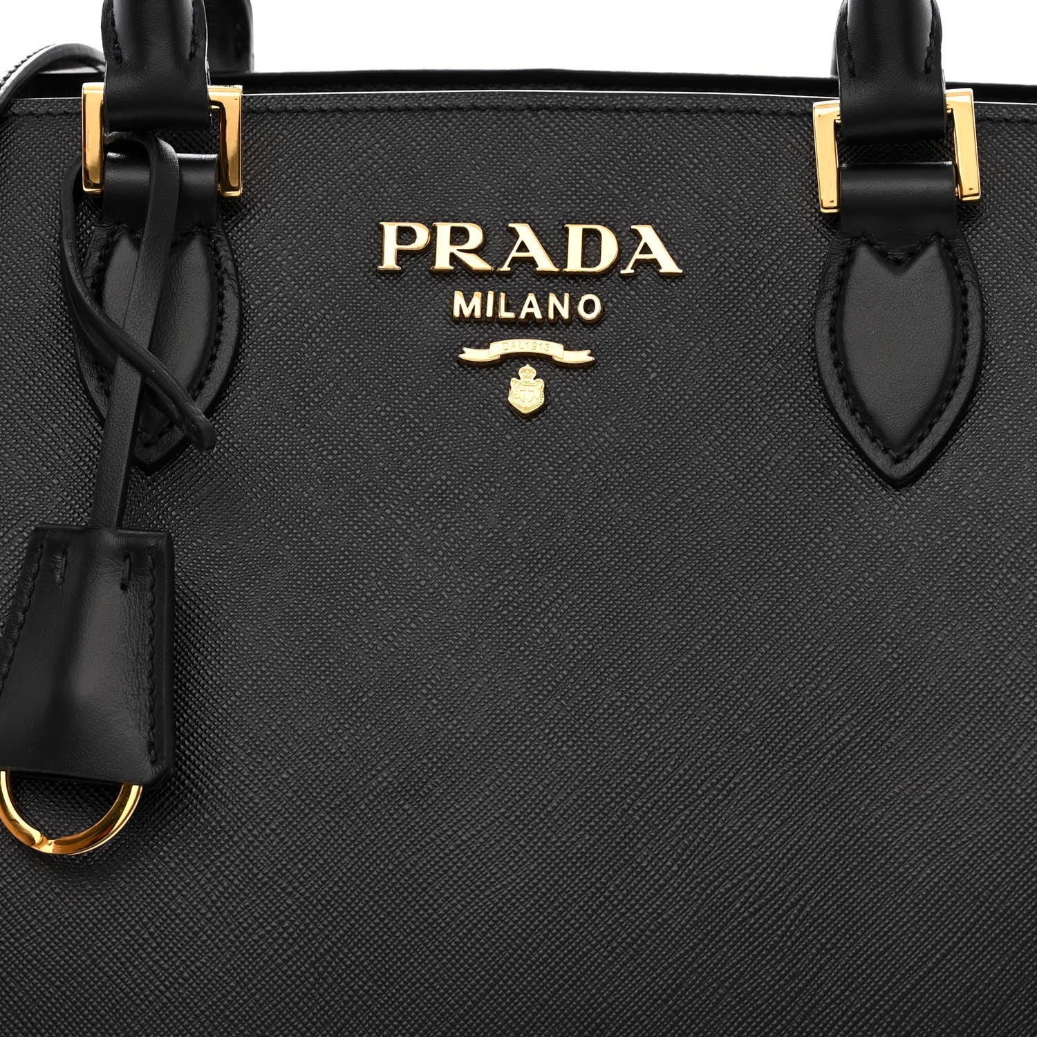Prada Saffiano Soft Calfskin Tote Black 9 of 11