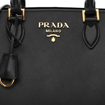 Prada Saffiano Soft Calfskin Tote Black 9 of 11