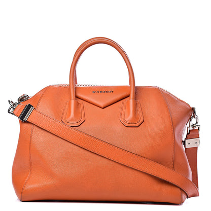 Givenchy Sugar Goatskin Medium Antigona Orange 1 of 17