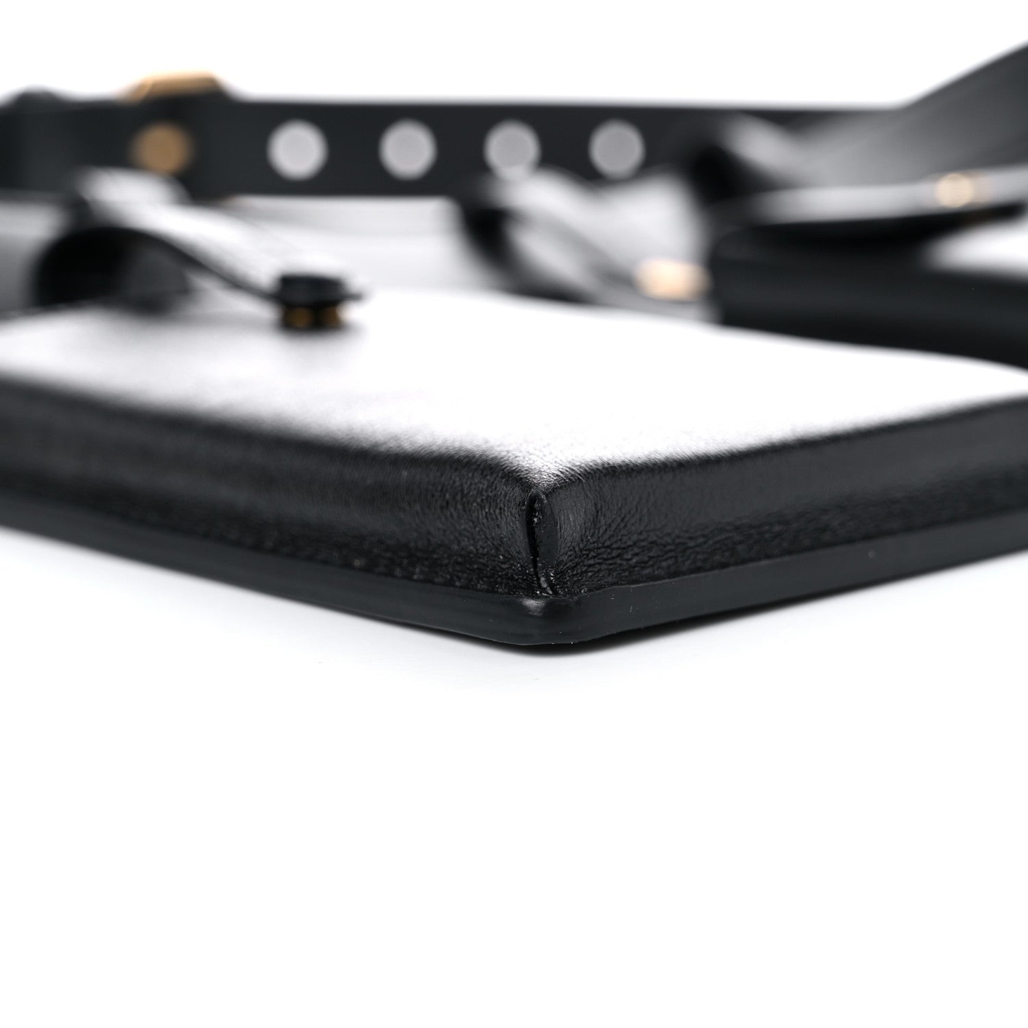Fendi Vitello Glacier Utility Belt Pouch Black 5 of 10
