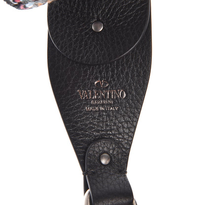 Valentino Garavani Canvas Camubutterfly Rockstud Guitar Strap Multicolor 3 of 5