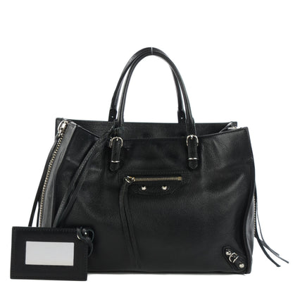 Balenciaga Veau Papier A6 Zip Around Tote Black 1 of 7