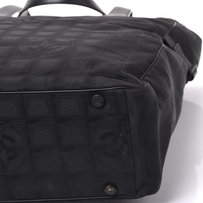 Chanel Nylon Large Travel Tote Black 8 of 11