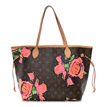 Louis Vuitton Monogram Roses Neverfull MM 1 of 17