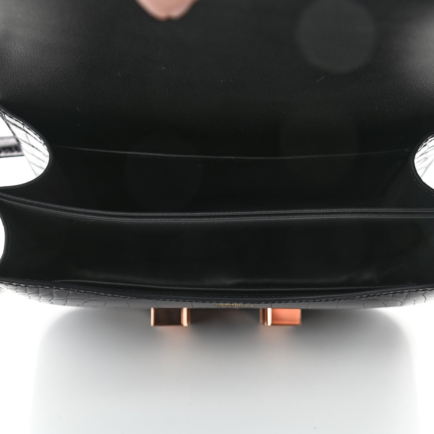 Hermes Shiny Alligator Constance 18 Black 4 of 4