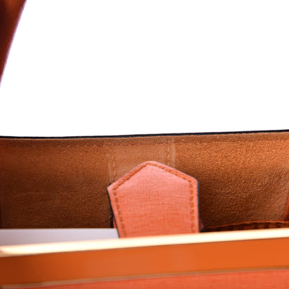 Fendi Vitello Elite Regular 2Jours Tote Arancio 15 of 15