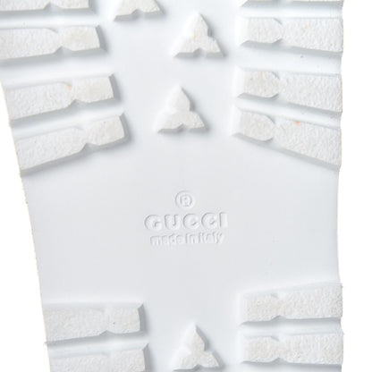 Gucci Rubber Web Mens Lug Sole Slide Sandals 6 Great White Green Red 8 of 17