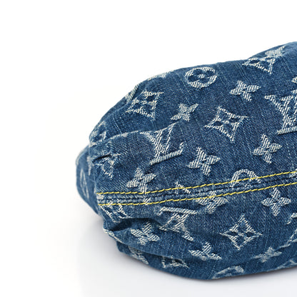 Louis Vuitton Monogram Denim Pleaty Blue 7 of 9