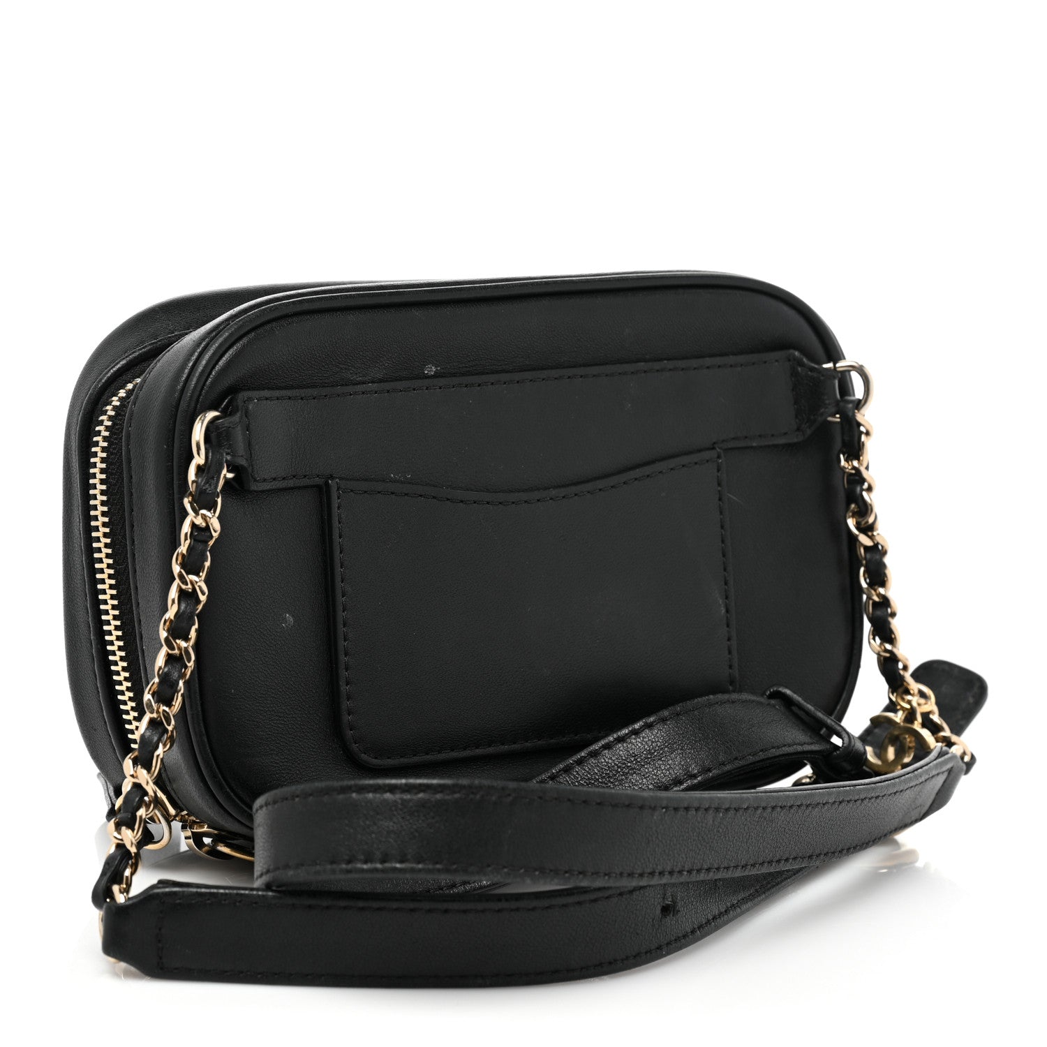Chanel Calfskin CC Mania Camera Case Black 3 of 20