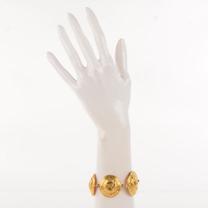 Chanel Medallion Bracelet Gold 2 of 5