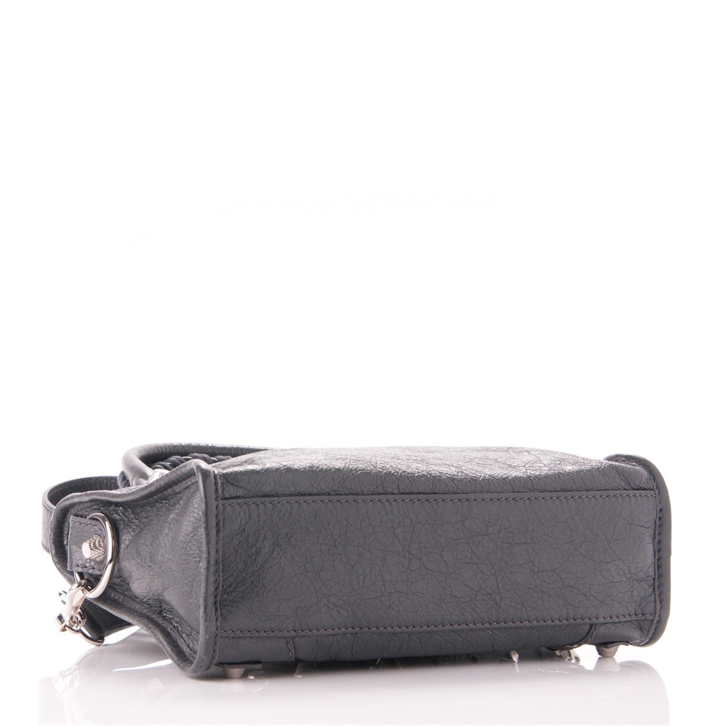 Agneau Giant 12 Silver Hardware Mini City Gris Fossile