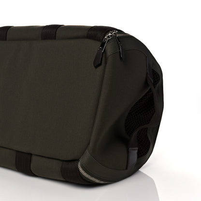 Hermes Fabric Carrying Dog Bag Kaki Feu 12 of 12