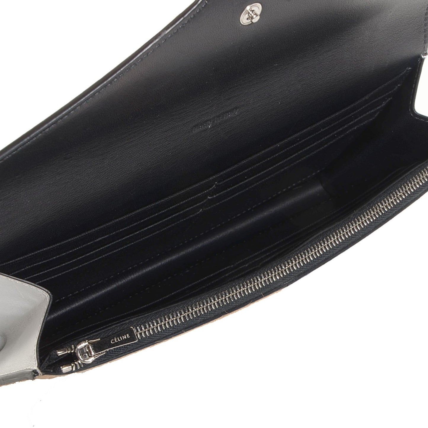 Pony Calfskin Diamond Clutch Wallet